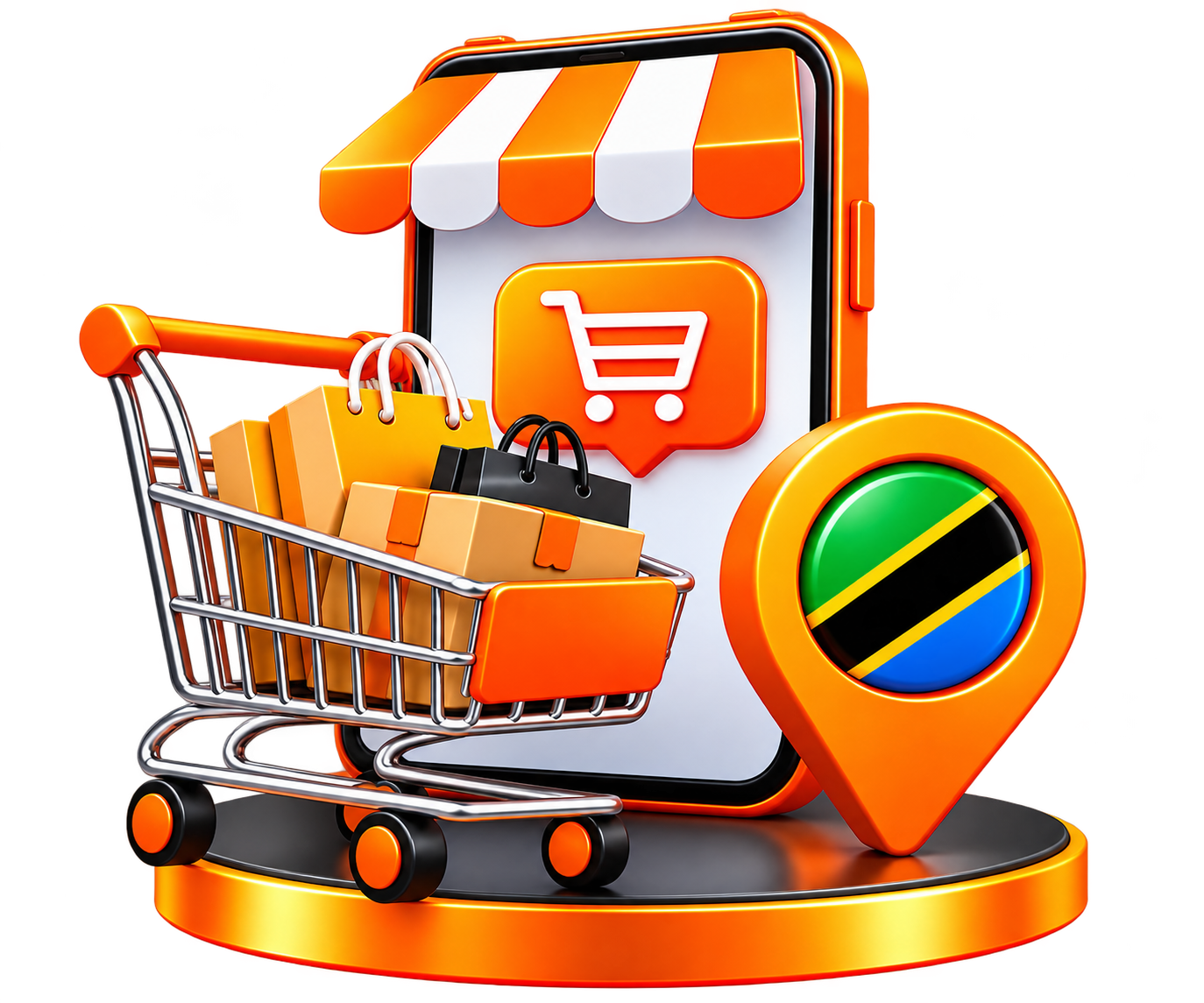 Xerin Market mobile app — shop anywhere in Tanzania